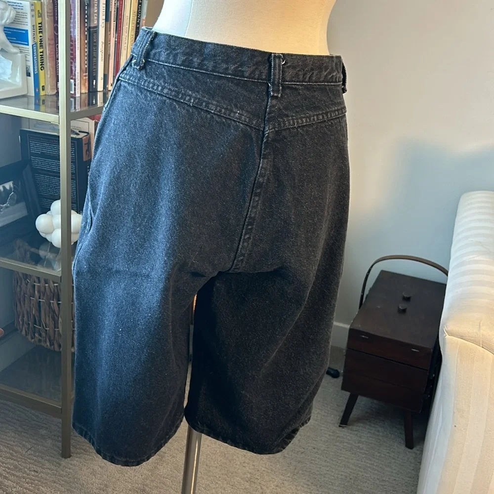 Vintage 90’s Black Denim Shorts
