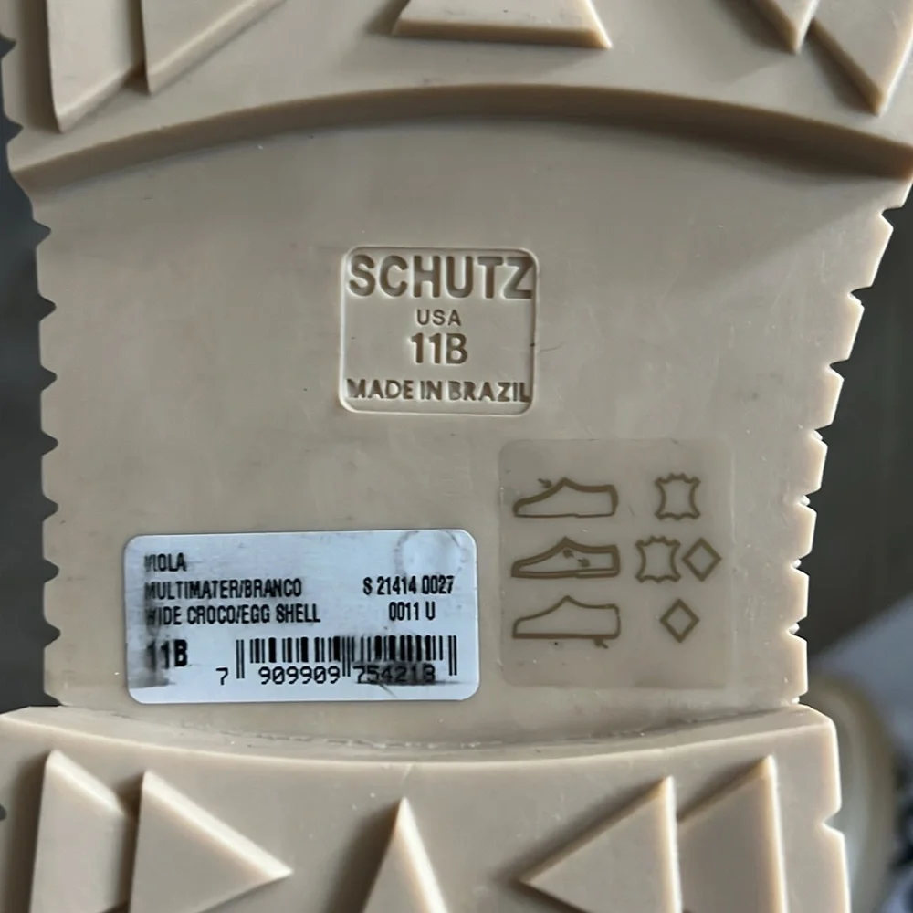 SCHUTZ viola crocodile
