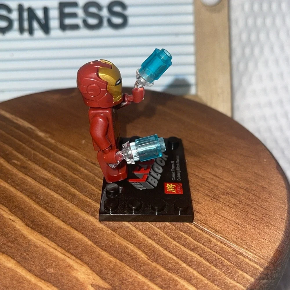 Custom Minifigures IRONMAN Mini Figure  Lego compatible
