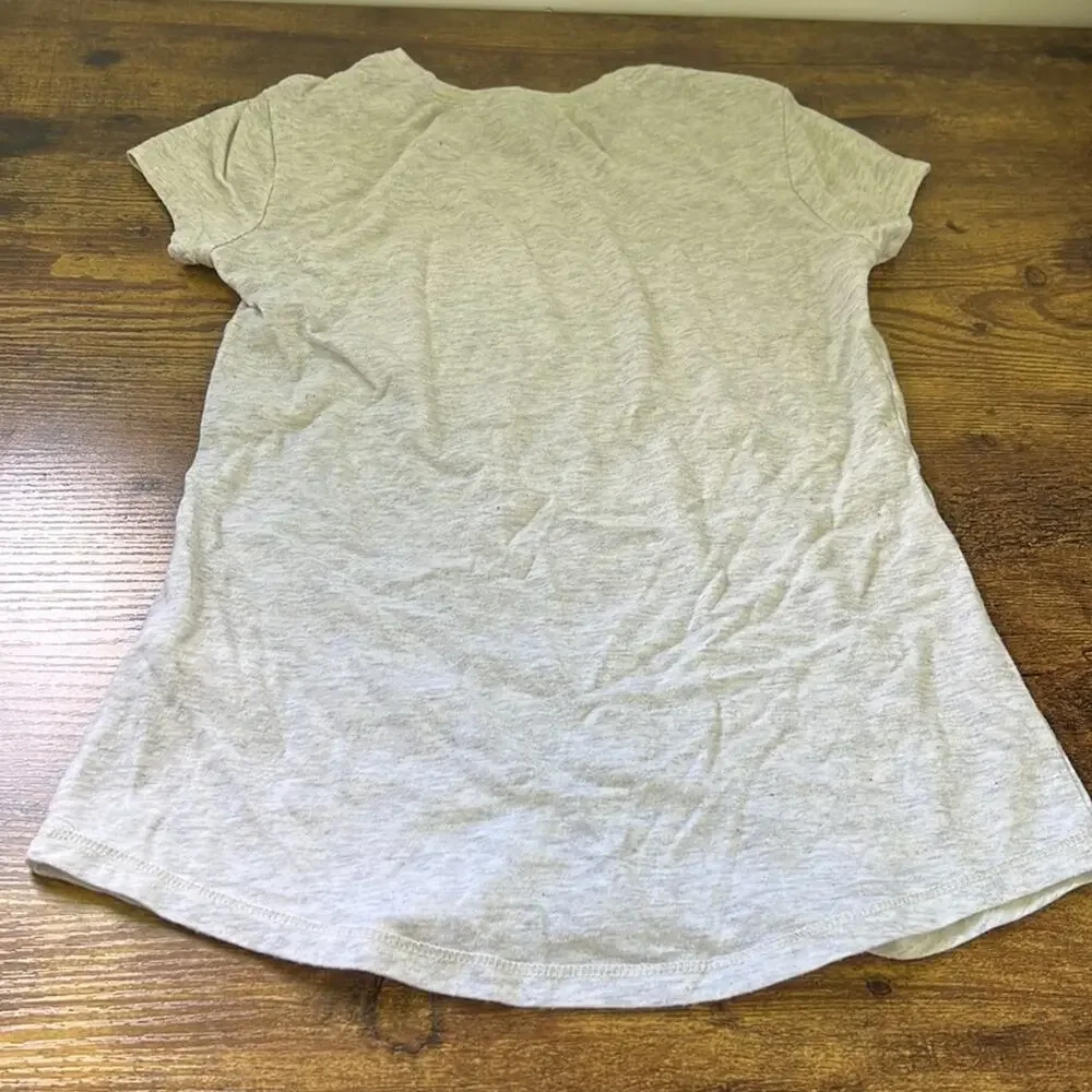 5 for $20 Justice Heathered Gray “Trick” Cat Short Sleeve Sequin Tee