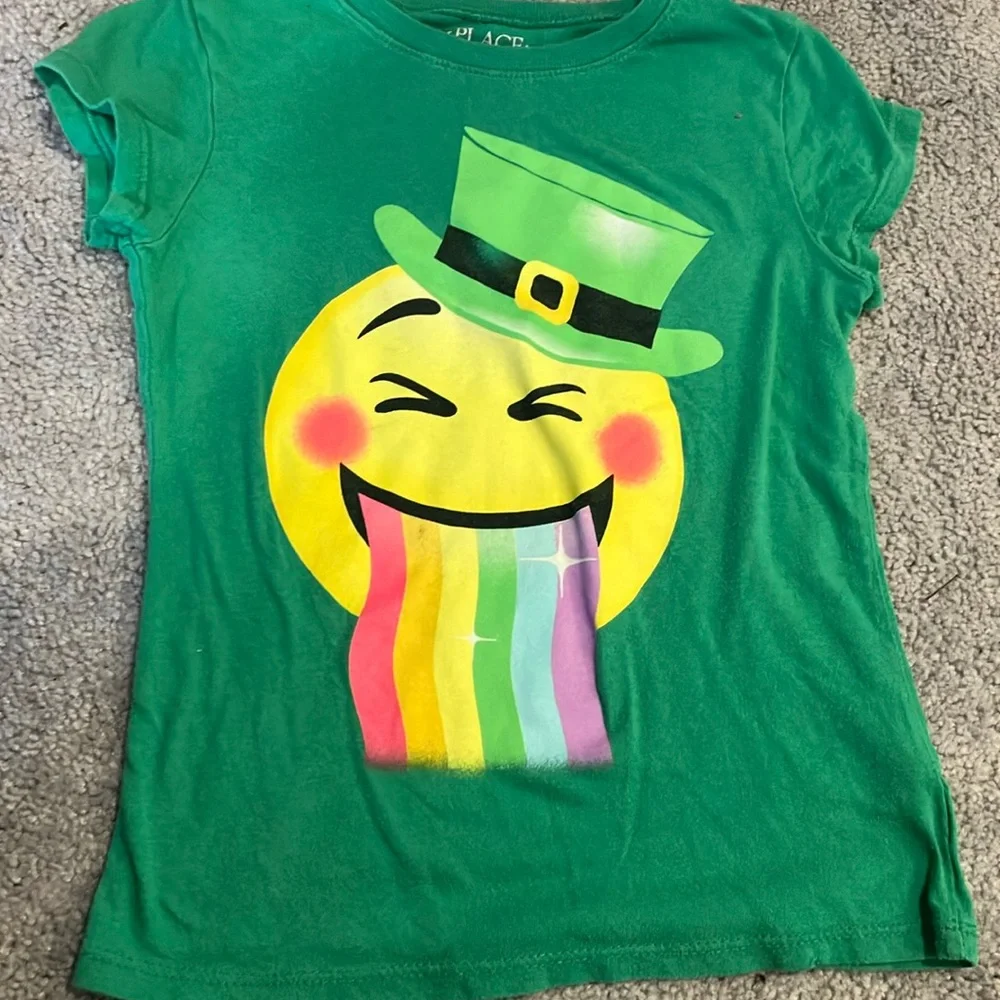 The Children’s Place St. Patrick’s Day ☘️ Rainbow Shirt