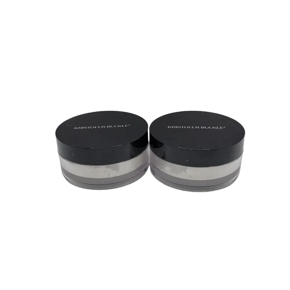 Lot Of 2 Kristofer Buckle Translucent Loose Setting Powder 0.37 oz Each New