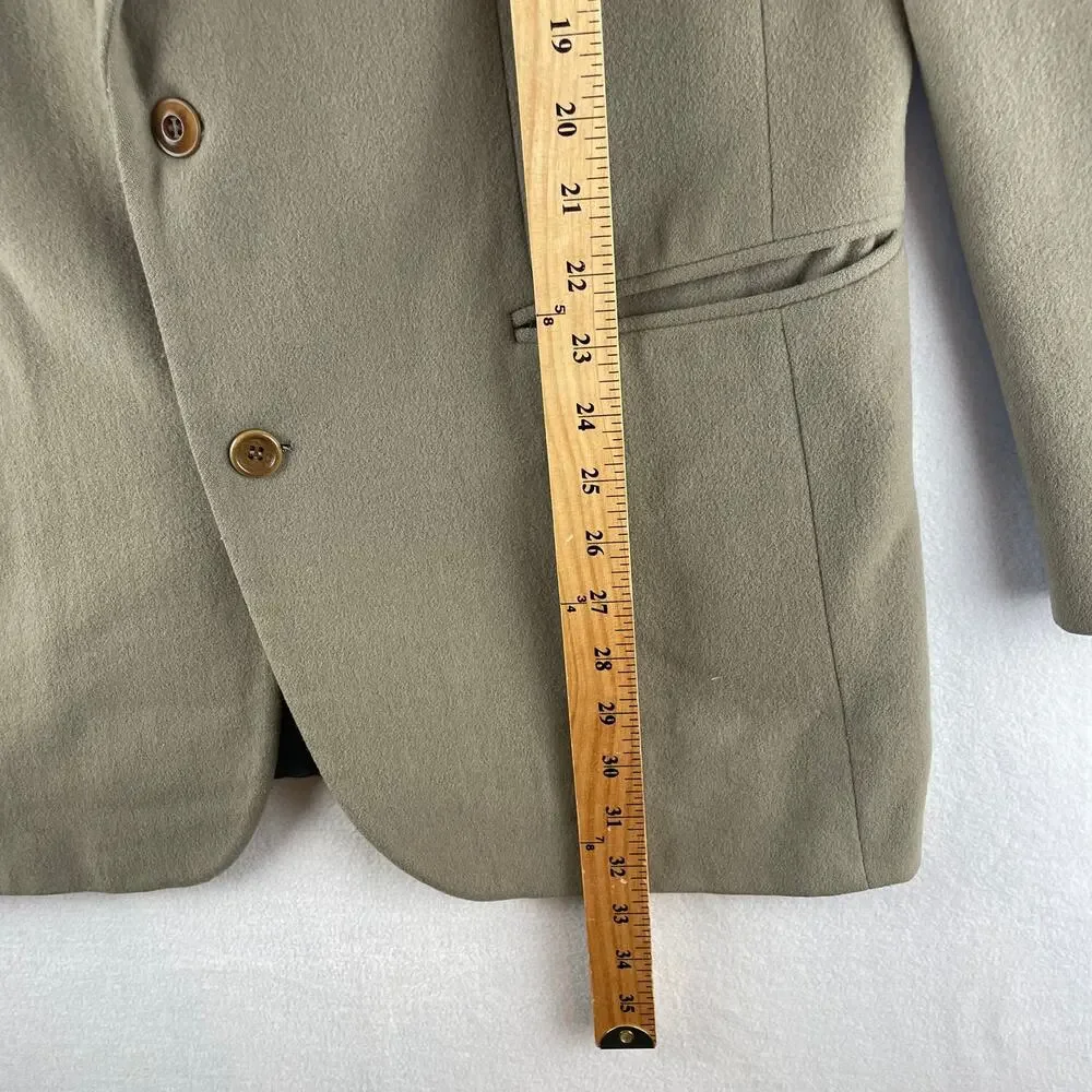 Hugo Boss Easy Line Made In Italy Cashmere Blend Beige Blazer 40L