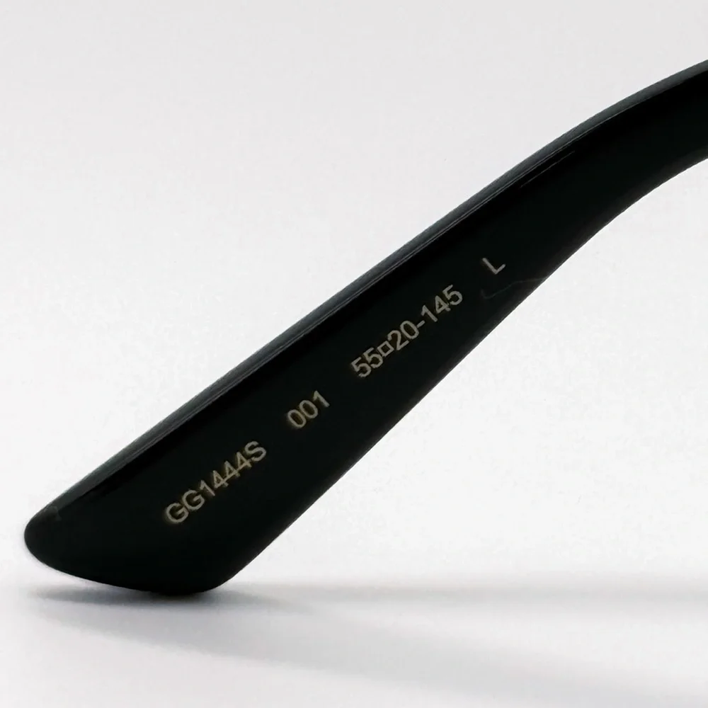 NEW GUCCI GG1444S 001 SQUARE BLACK GREY MEN SUNGLASSES GUCCI