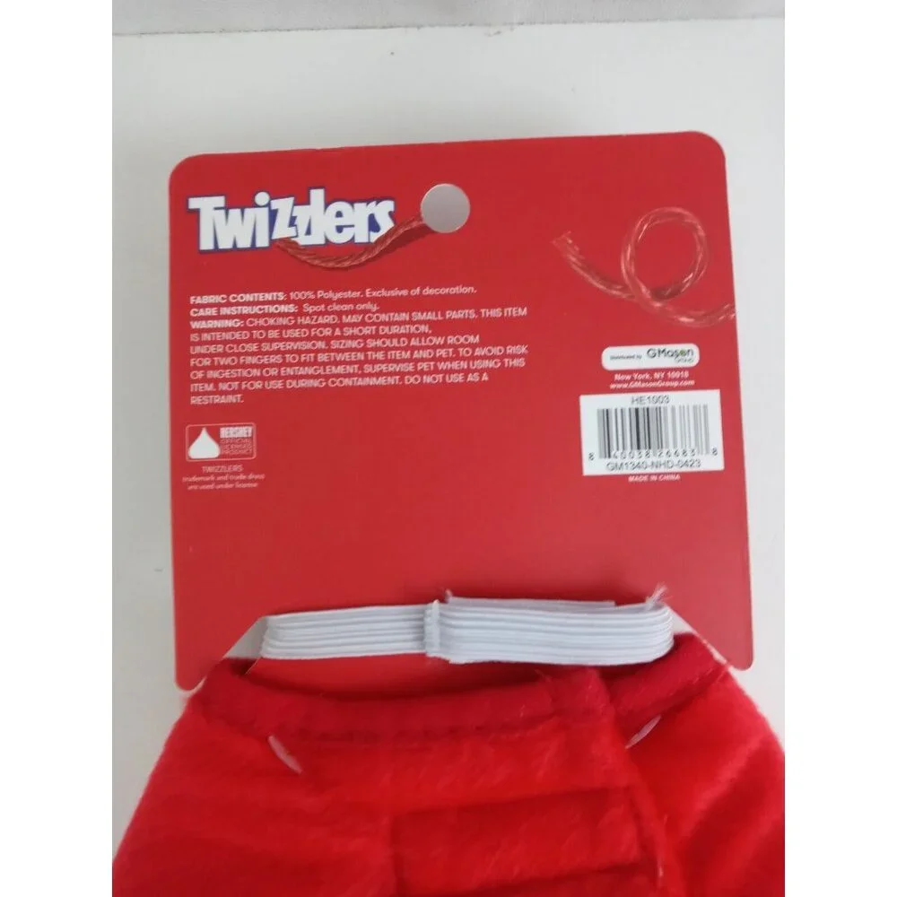 New Twizzlers Costume Small Animal Guinea Pig Pet Halloween Costume