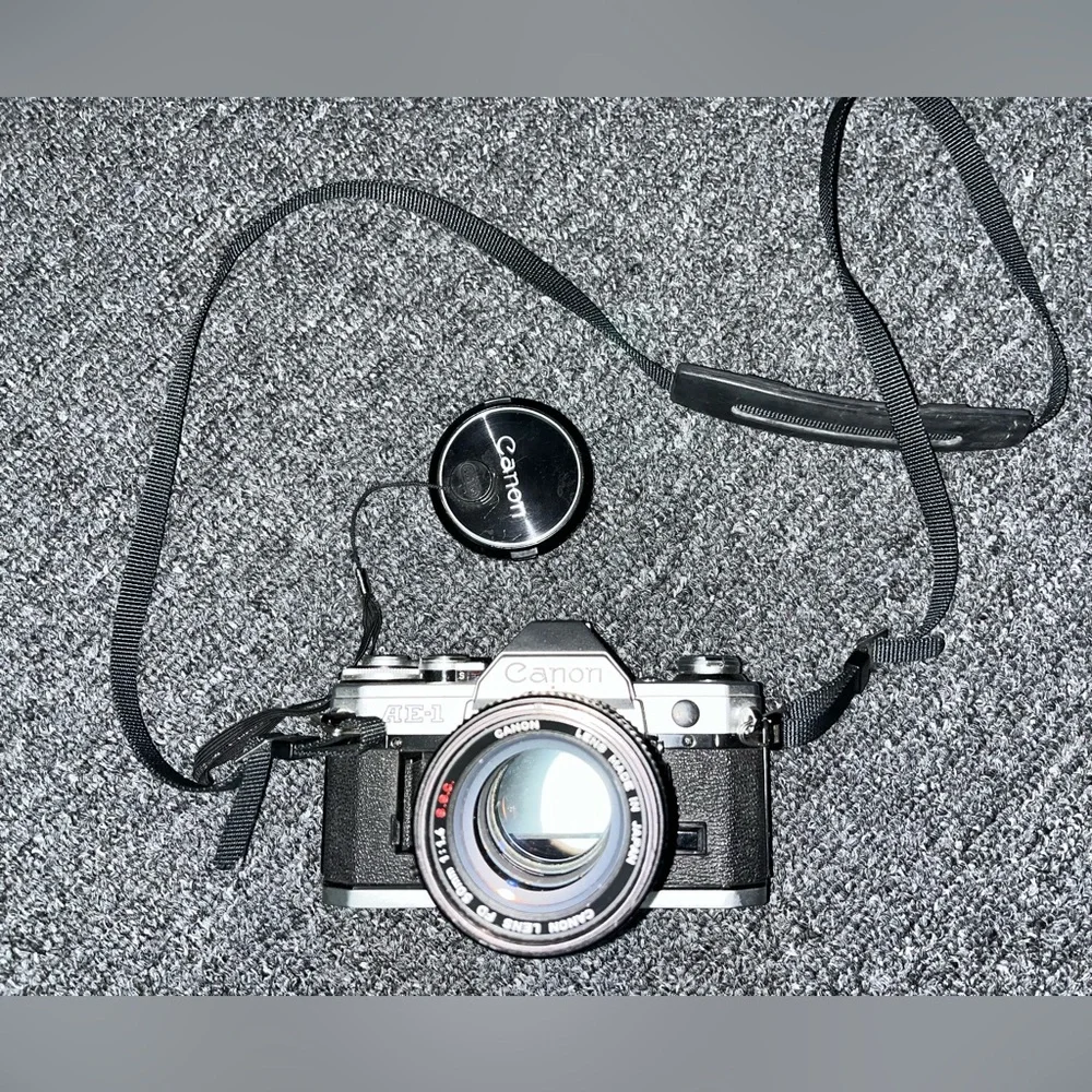 Canon AE-1 35mm film camera