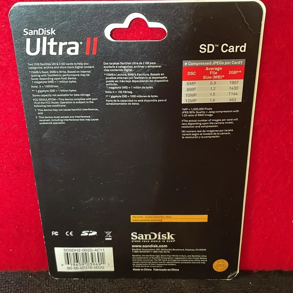 SanDisk ultra ll