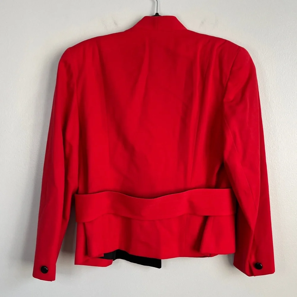 Vintage Christian Dior Size 12 • Red Blazer.