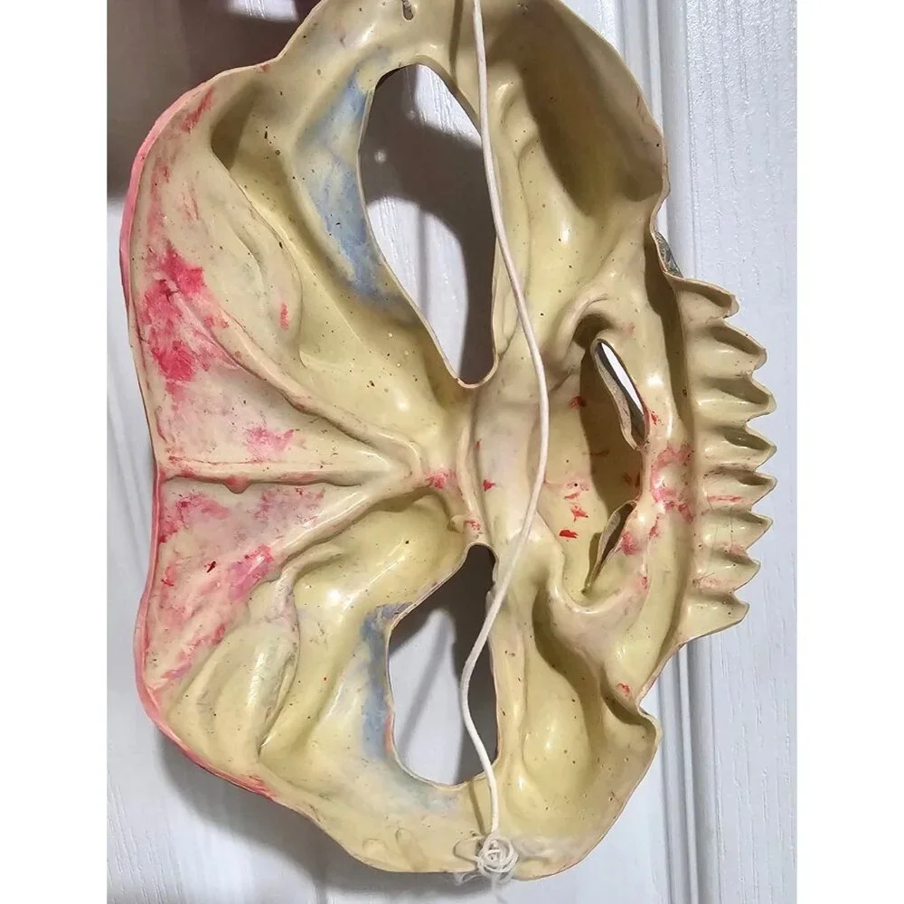 Kids Killer Clown Costume Red Black Hooded Robe Vintage Disguise Mask Halloween