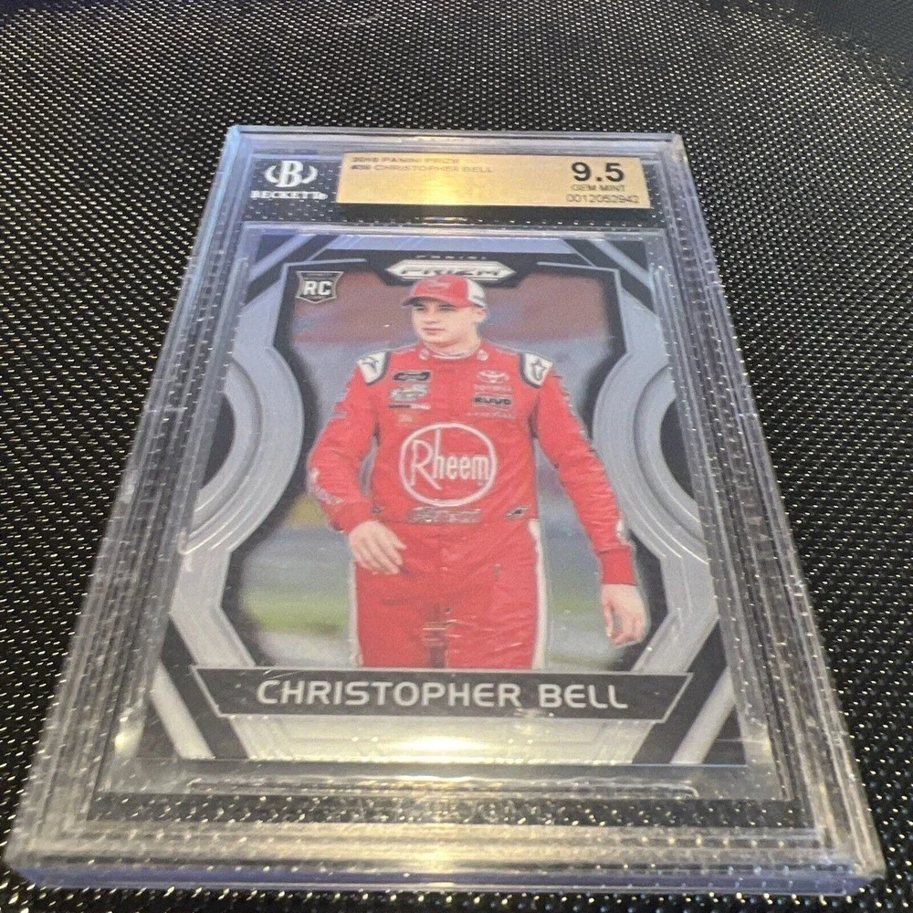 2018 Panini Prizm Racing #39 Christopher Bell Silver Prizm RC BGS 9.5 GEM MINT