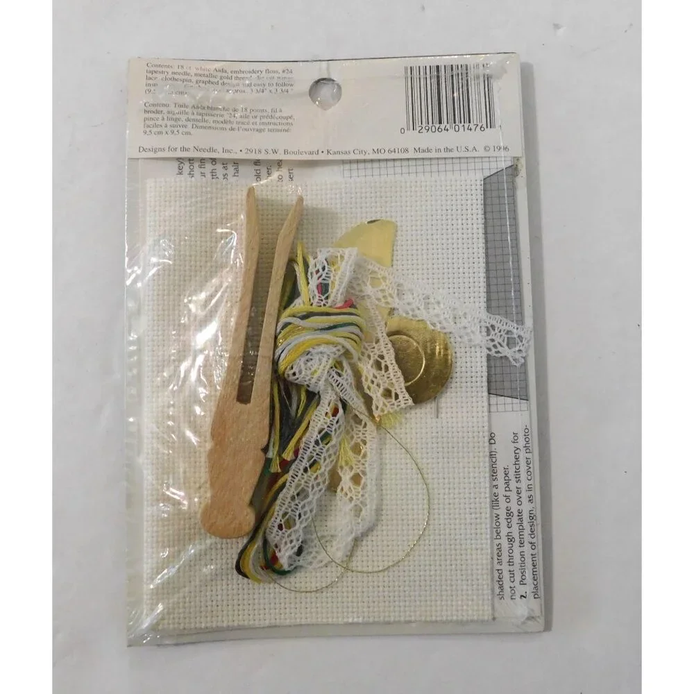 Designs for the Needle Peace Angel Ornament Counted Cross Stitch Kit Sealed