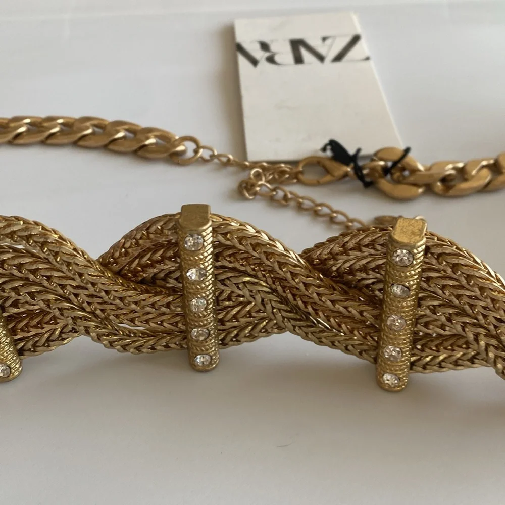 Zara nwt rhinestone