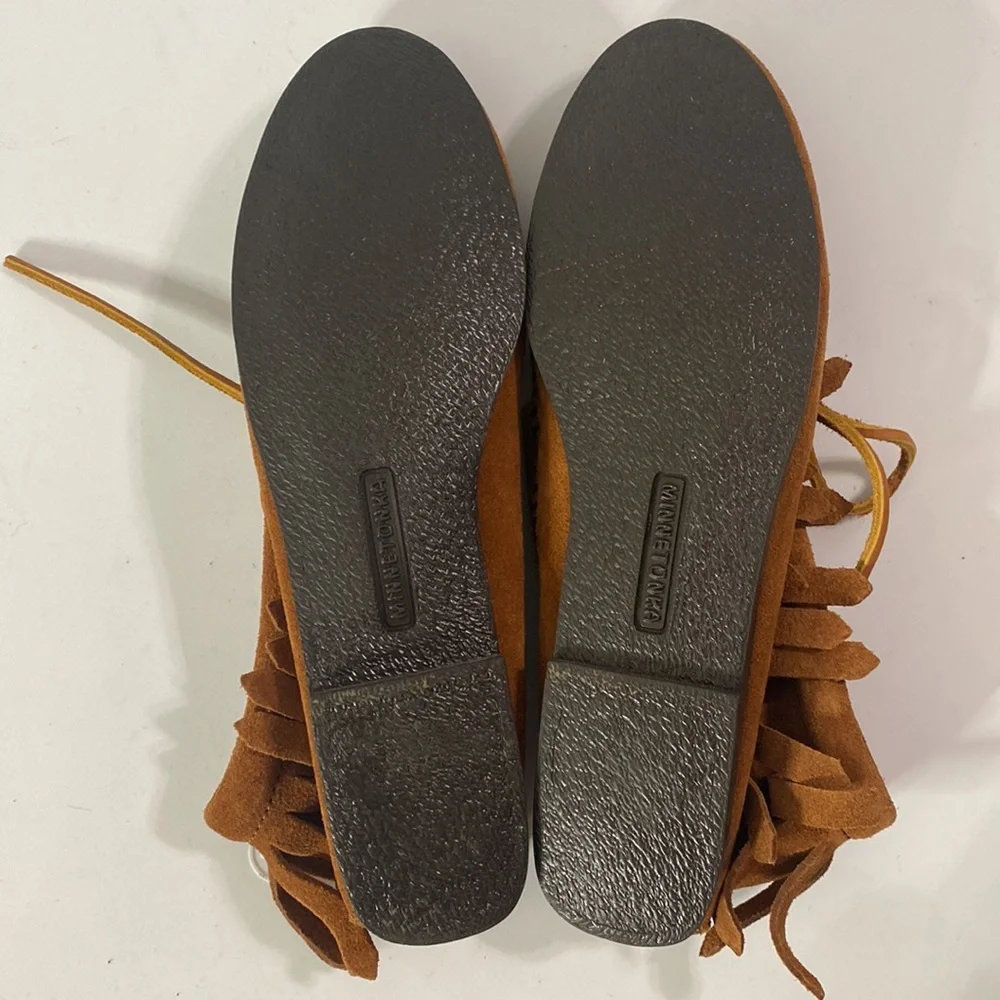 Minnetonka leather brown