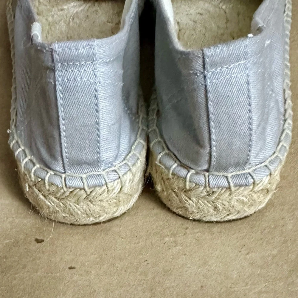 NEW - Soludos x Ceizer Gray Let's Fly Away Smoking Slipper Espadrilles Size 8.5