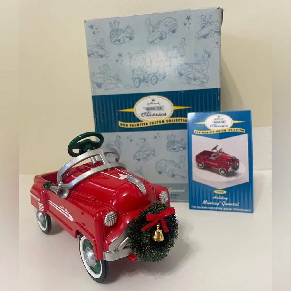 Hallmark Kiddie Car Classics 1950 Holiday Murray General and Crown in box