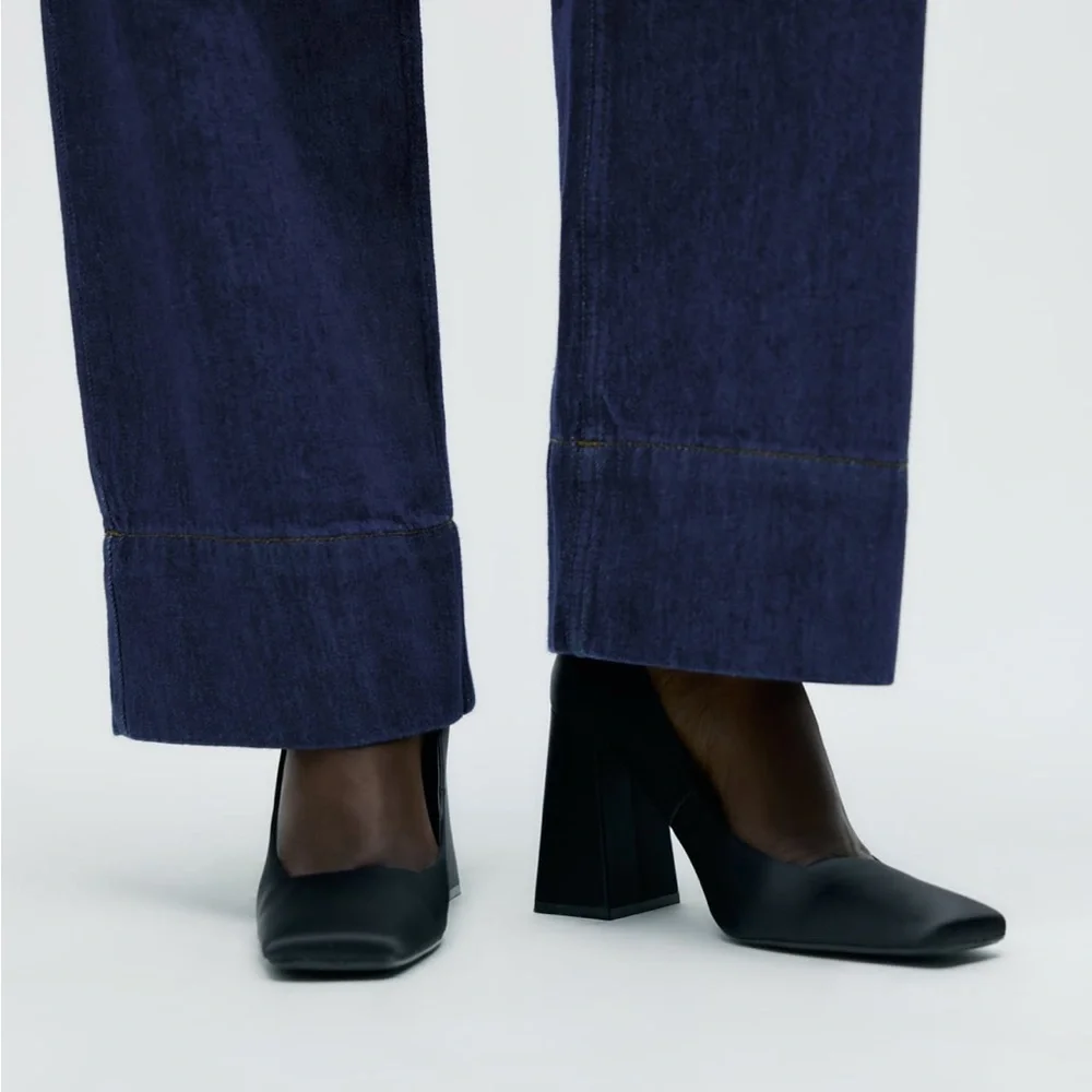 Zara squared toe