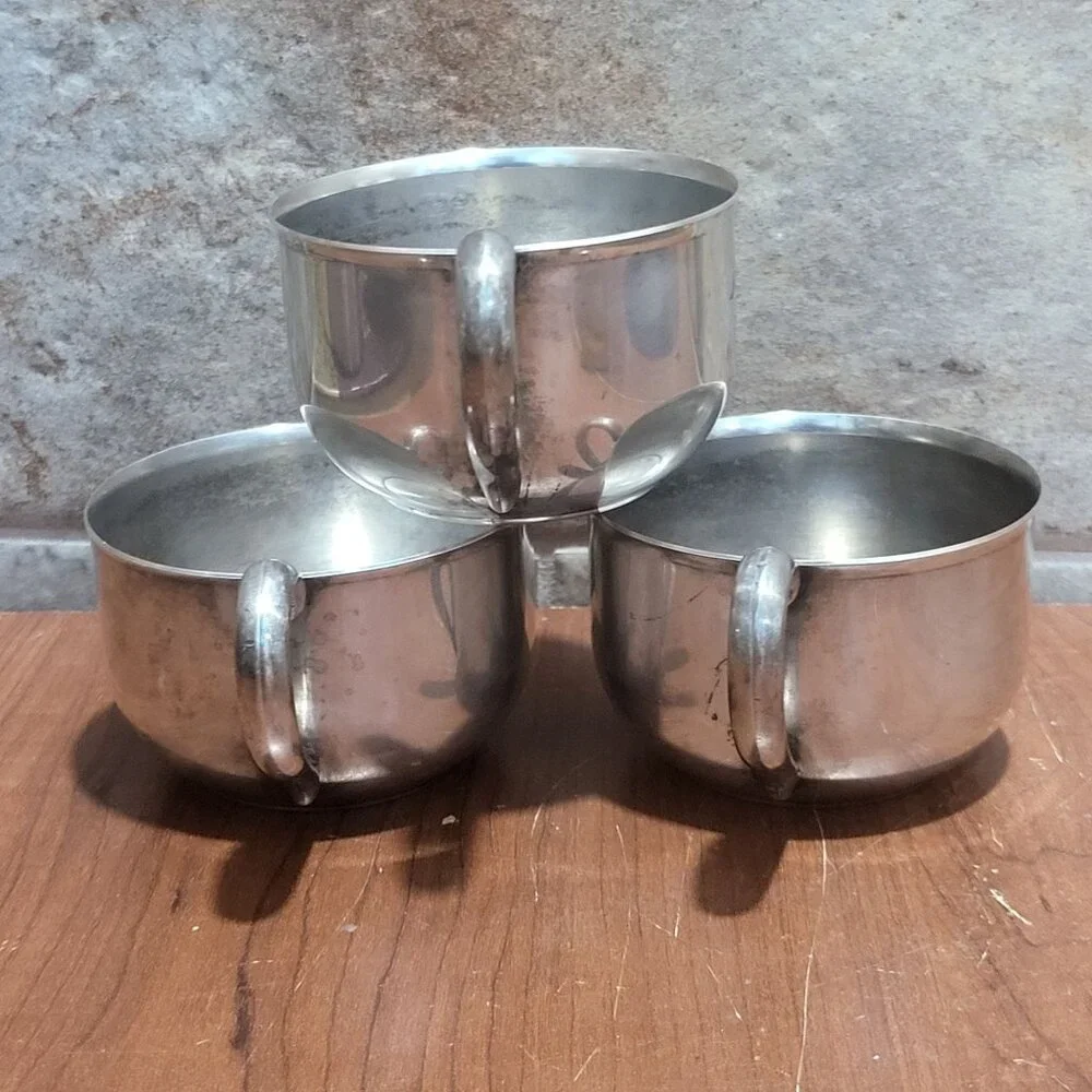 Vintage Oneida Silversmiths Cup Set of 3