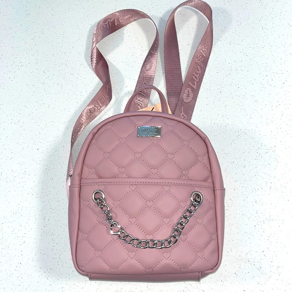 Backpack - Adorable Mauve Backpack by Betsy Johnson, New with Tags