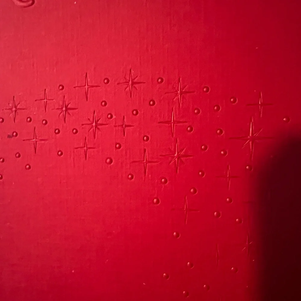 Disney embossed red
