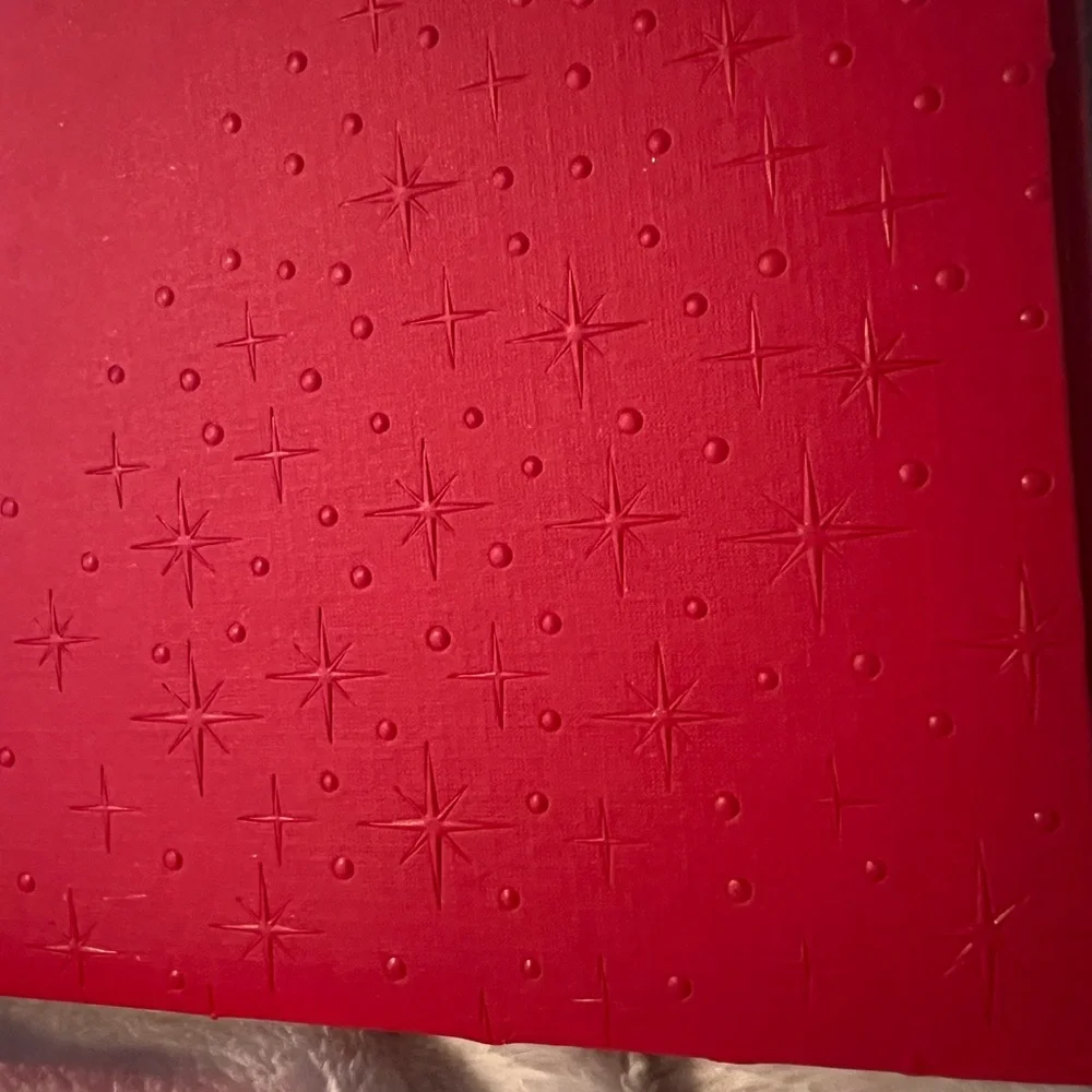 Disney embossed red