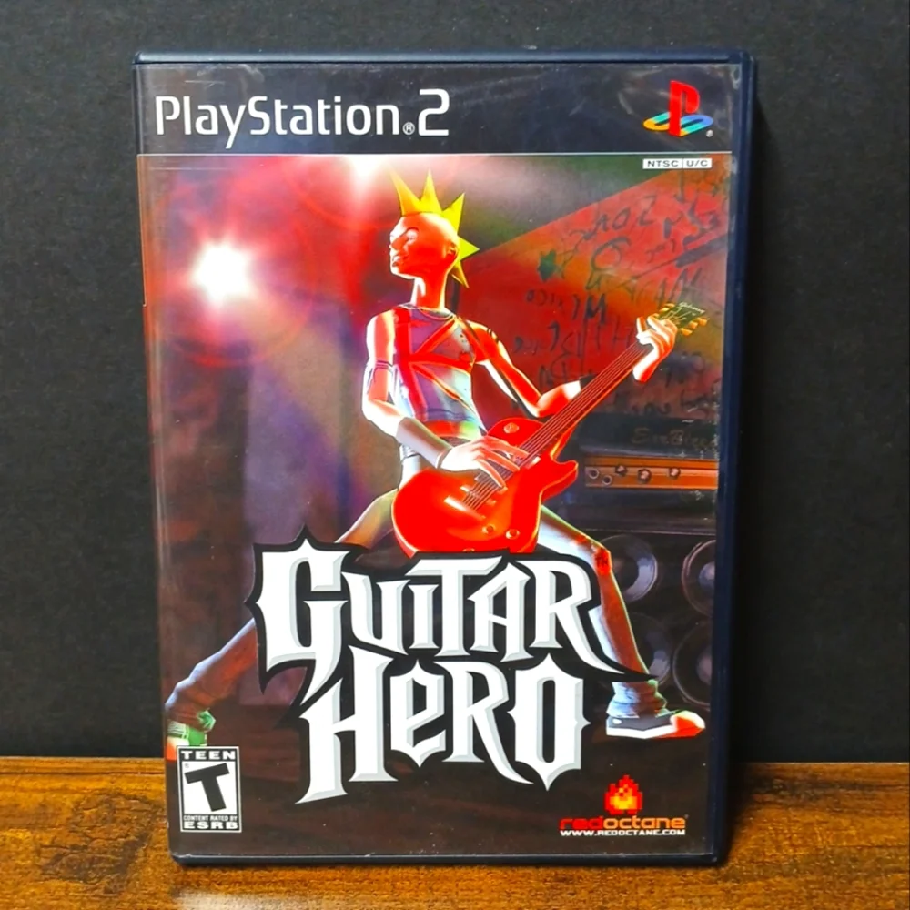Guitar Hero - Sony PlayStation 2 - PS2 - Complete, CIB