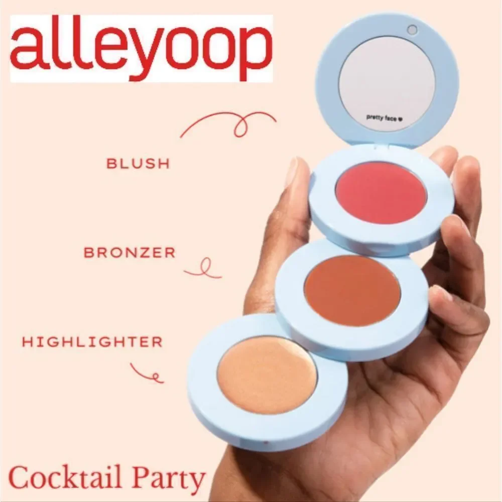 AlleyOop Stackable Blush, Bronzer & Highligher Trio Cocktail Hour