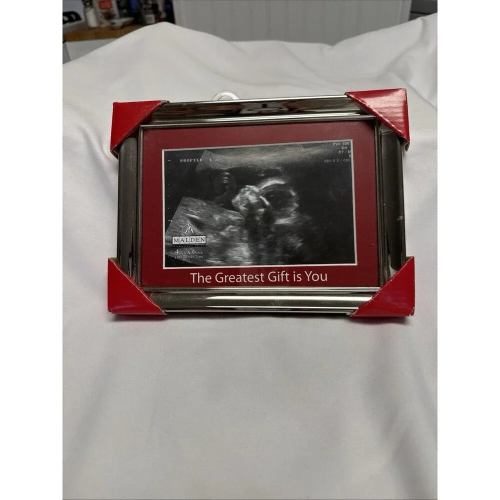 Malden The Greatest Gift is You Picture Sonogram Frame 4x6 New