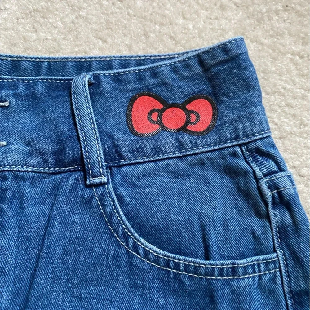 Hello Kitty Sanrio jean skirt NWT