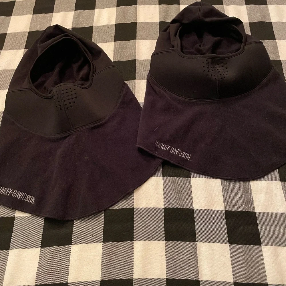 🩷HARLEY DAVIDSON UNISEX BLACK “face warmer😂” open bar and shield balaclavas
