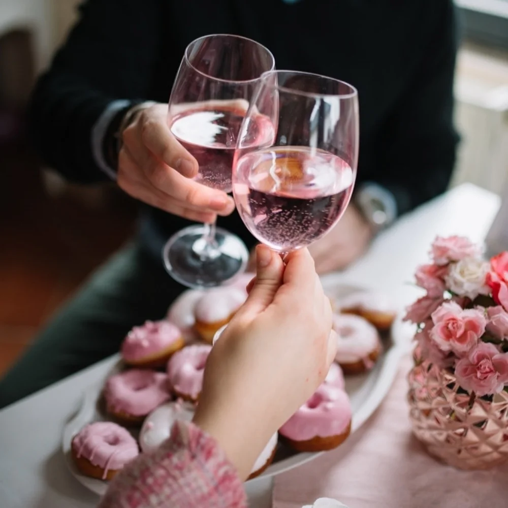 Collection of 12 new untouched wine glasses
