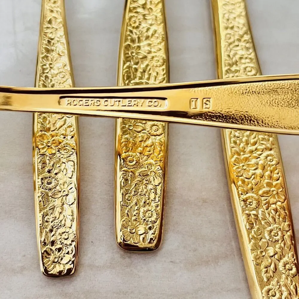 International Silver golden set