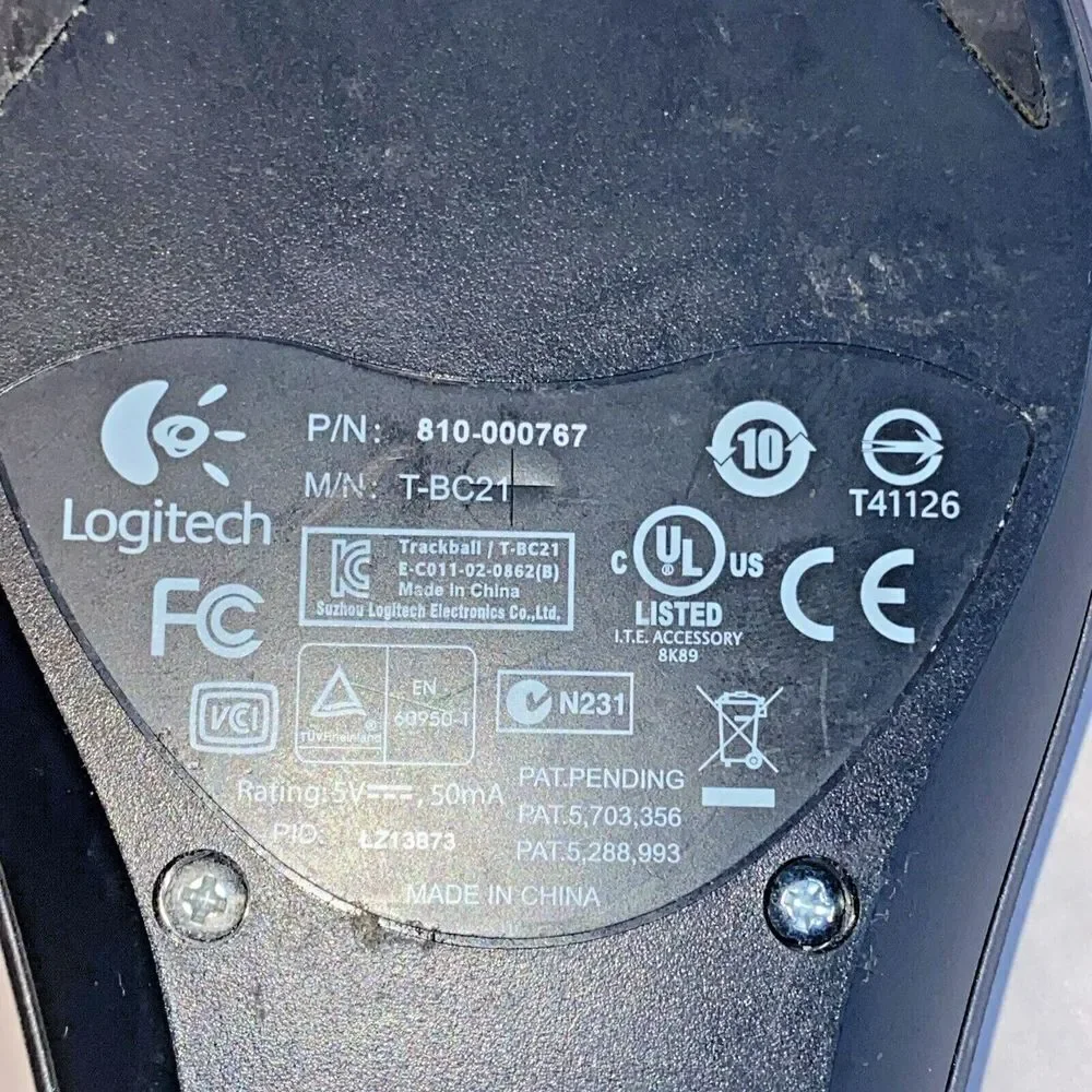 N/A logitech trackman