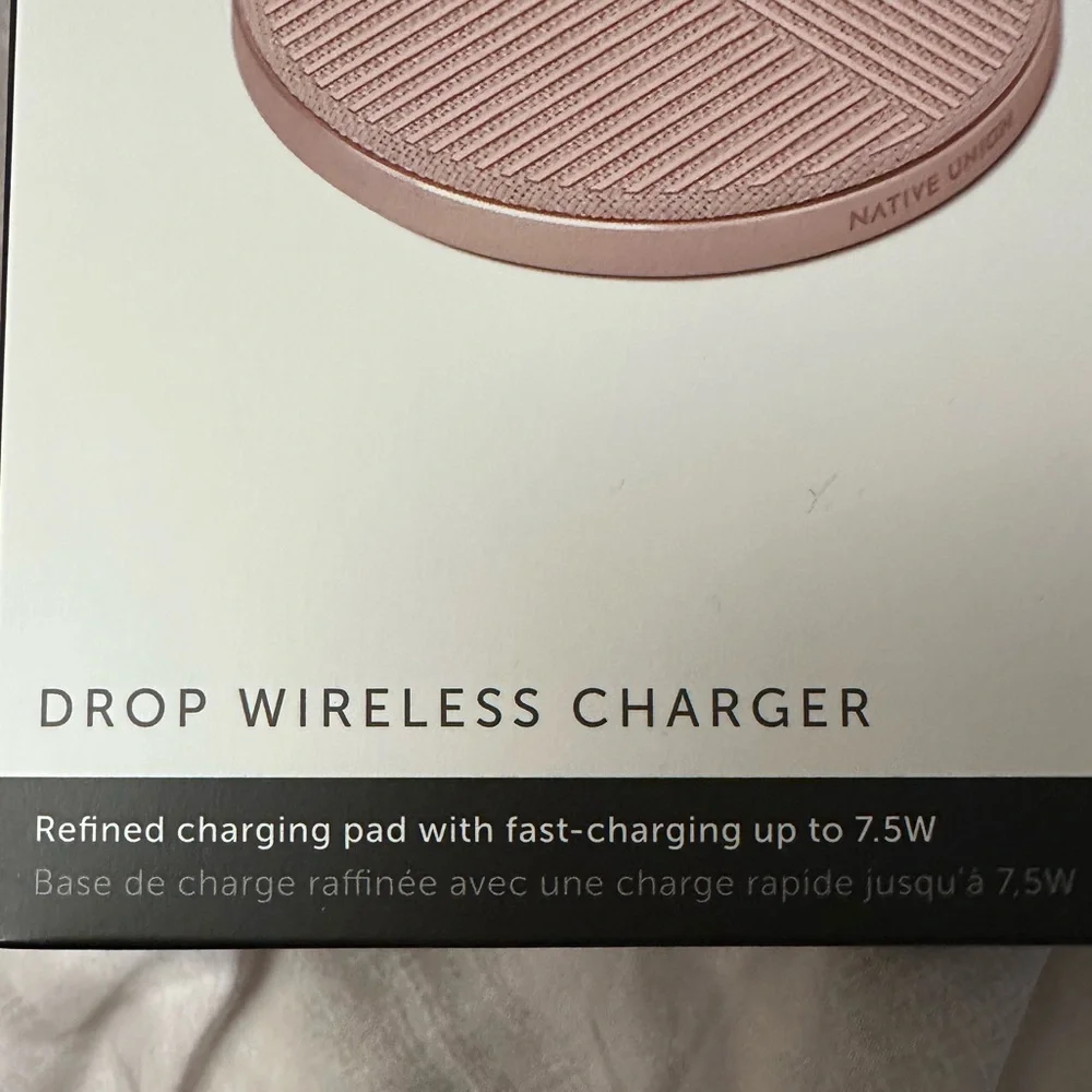 Native Union Wireless Charger Rose Gold