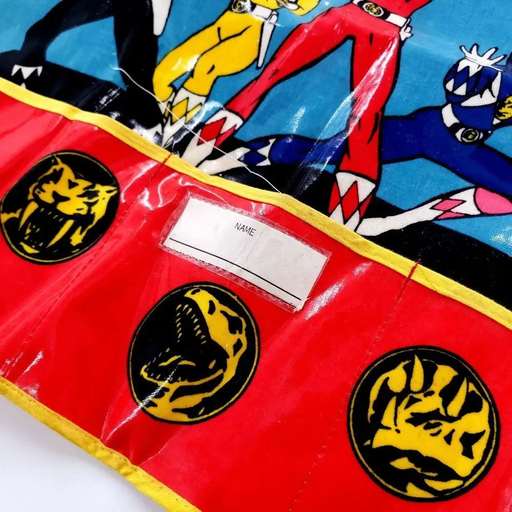 Saban 1994 Power Rangers Children's Kids Plastic Coated Apron w/ Pockets *READ*