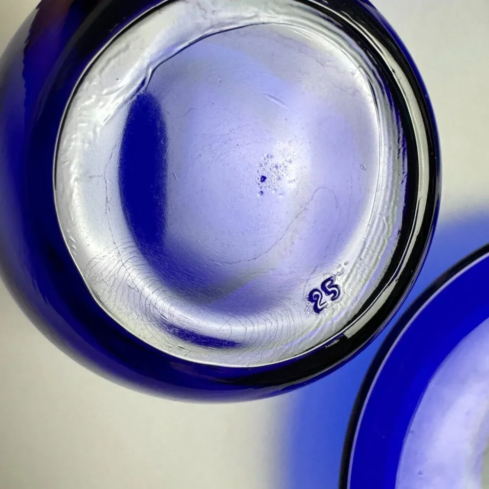 Vintage set cobalt