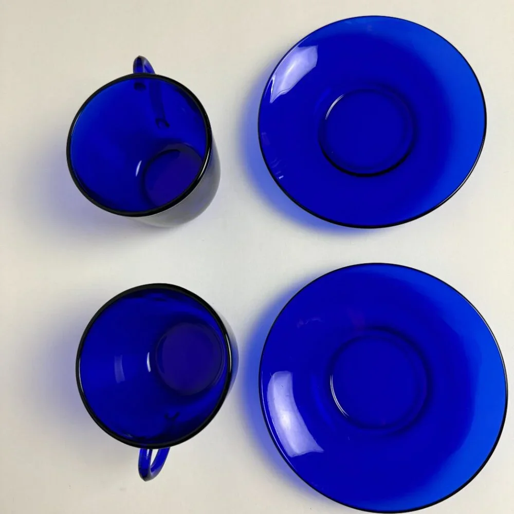 Vintage set cobalt