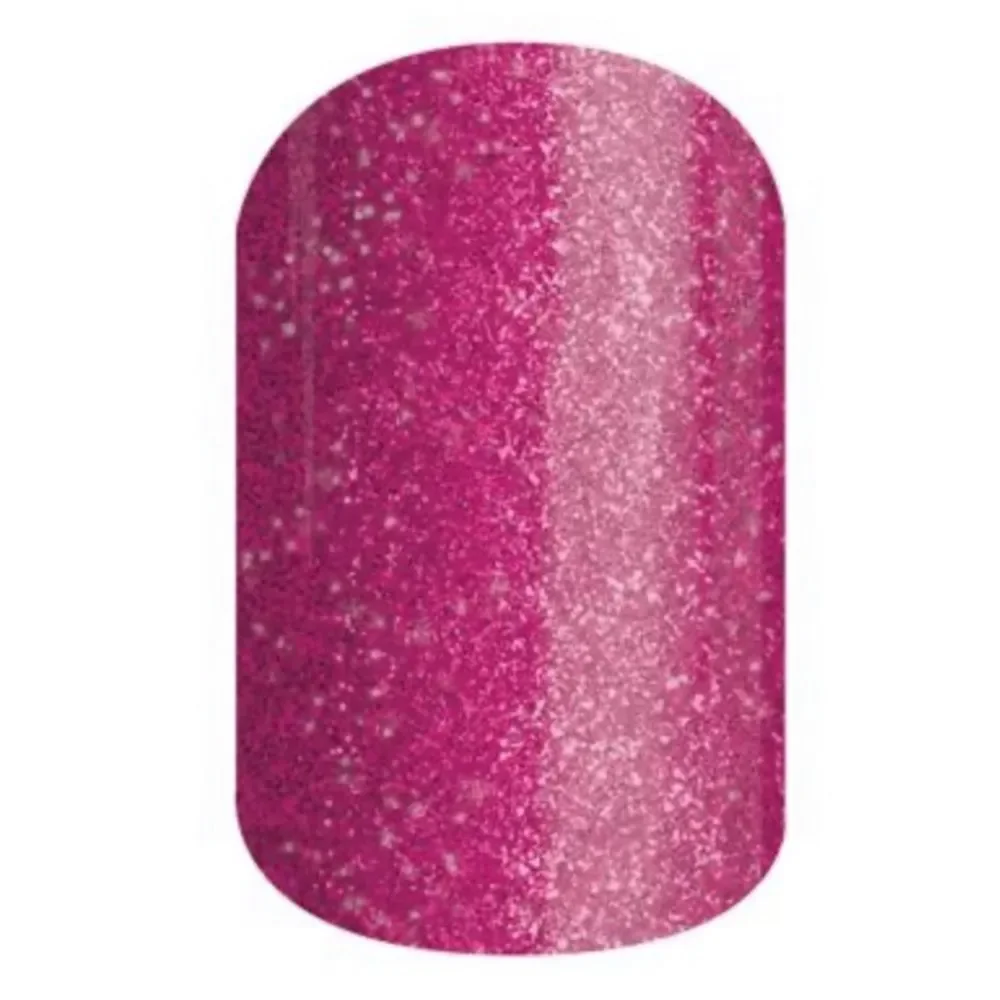 Jamberry Fierce Fuchsia Sparkle Full Sheet Nail Wraps A610