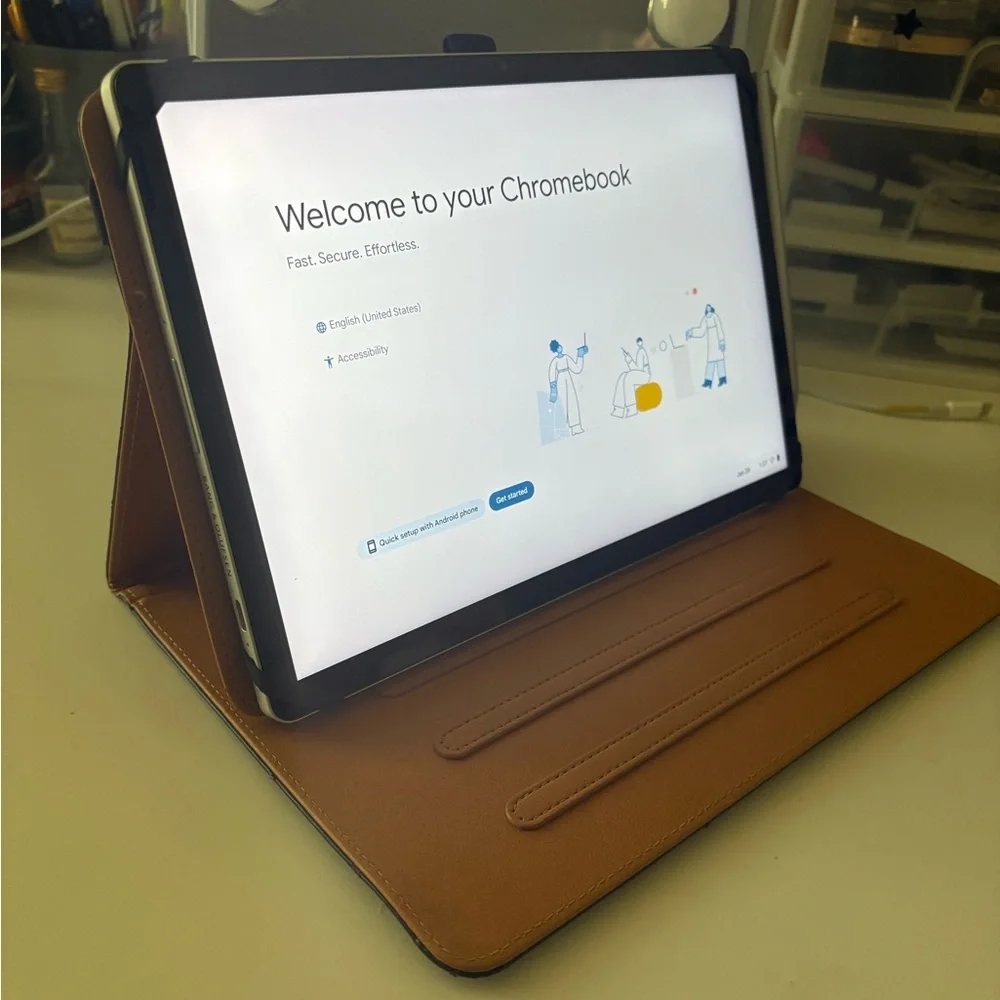 HP Chromebook - Dark teal blue