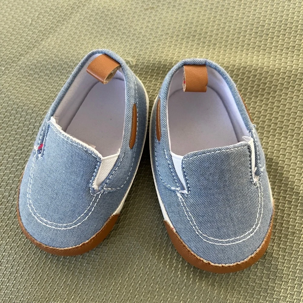 Baby Shoes Set - Denim and Black