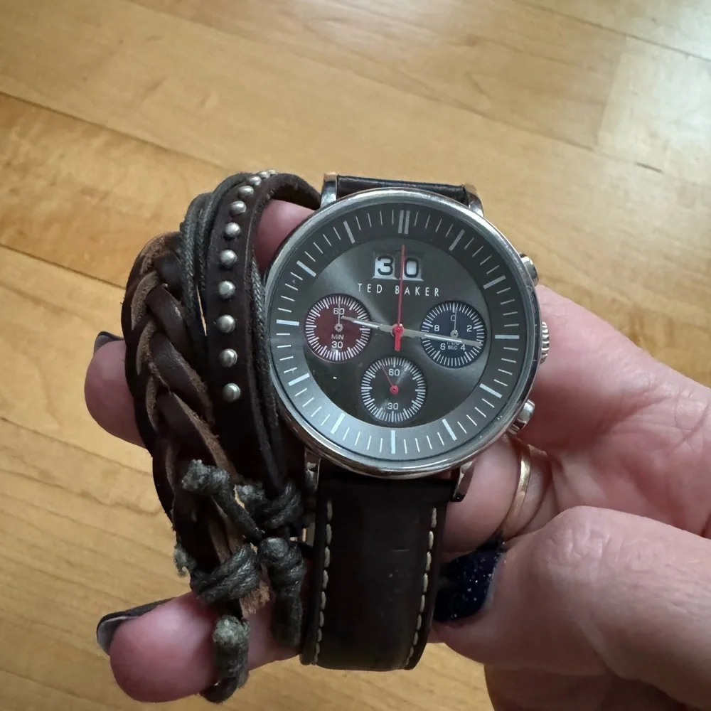 Ted Baker silver bracelets men