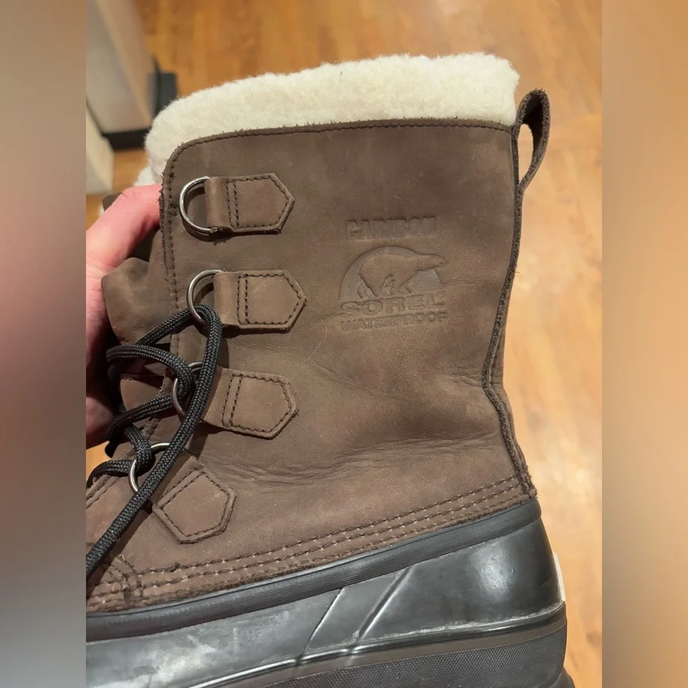 Men’s dark brown Sorel Winter Boots Size 9