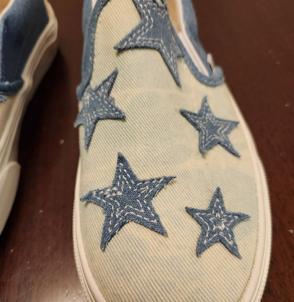 Vans slip blue