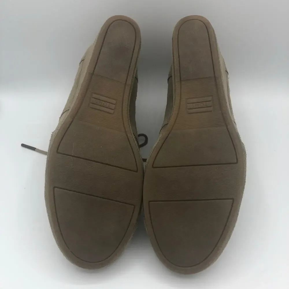 TOMS Desert Wedge Suede Boots | Women's Size 10