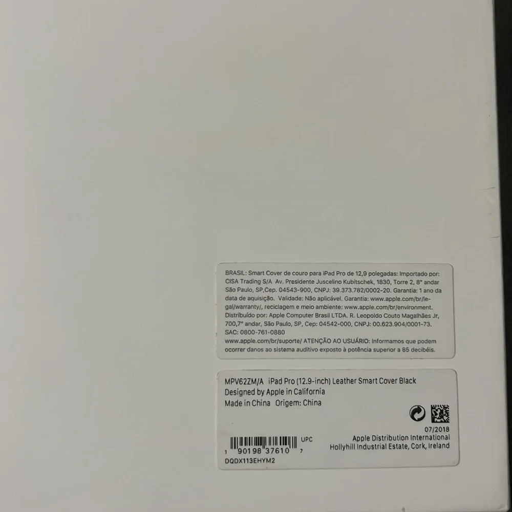 Apple- Smart Cover , 12.9-inch, Leather, screen cover