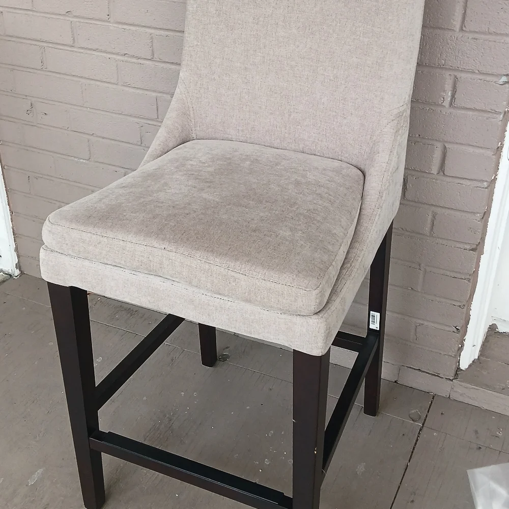 Cream and Black Furniture Cover Accent