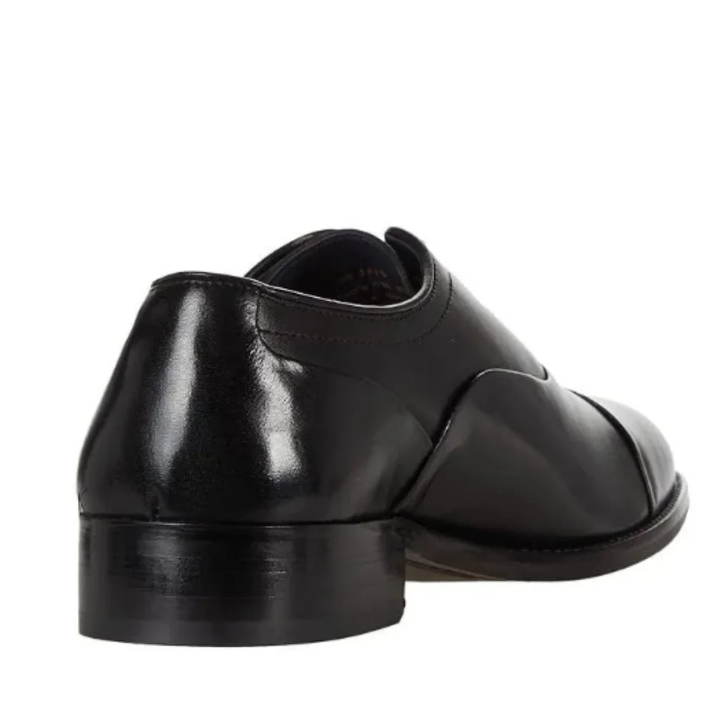 New w/Box Johnston & Murphy Stockton Cap Toe Genuine Leather Lace-Up Oxford 10.5