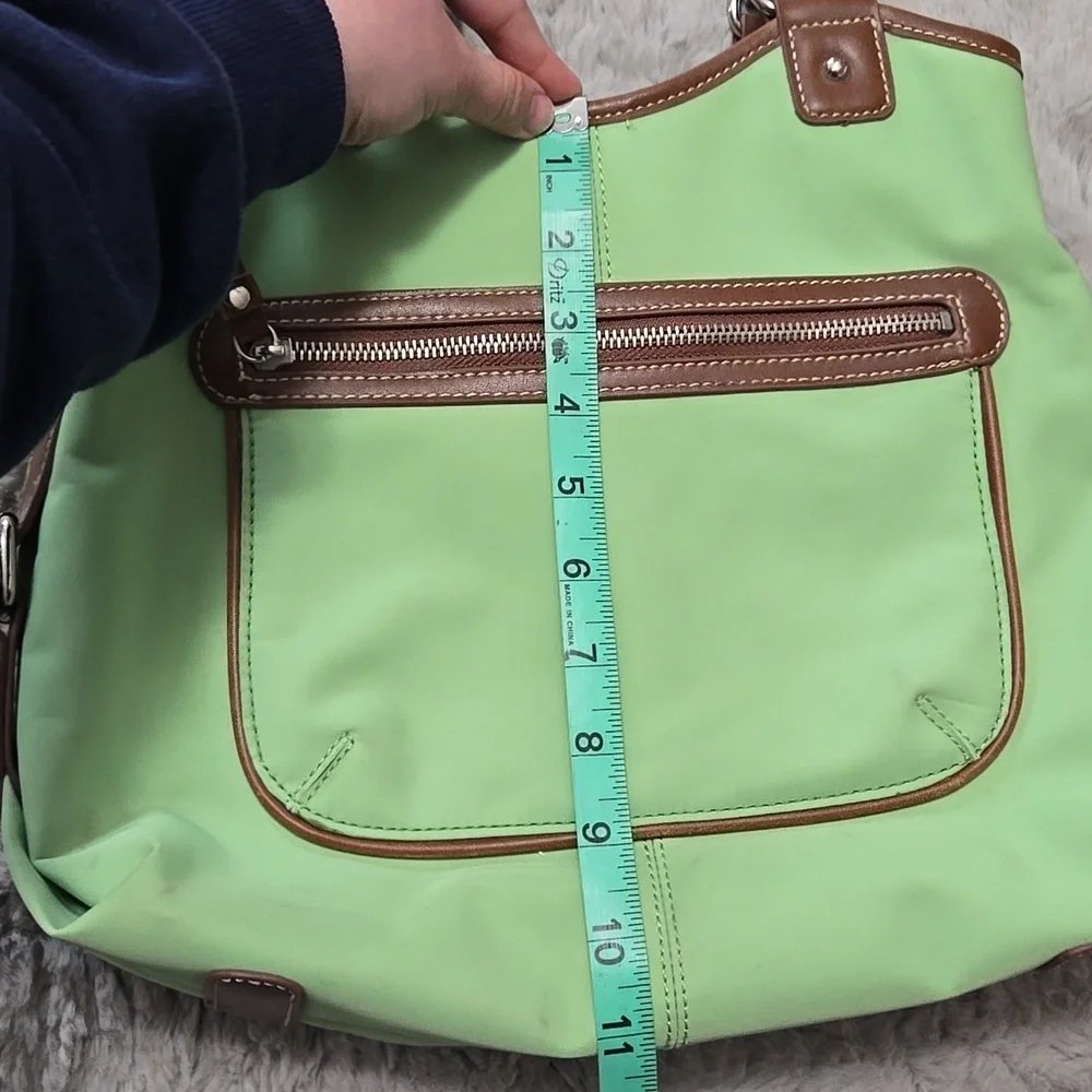 CHAMPS Lime Green Nylon Shoulder Bag