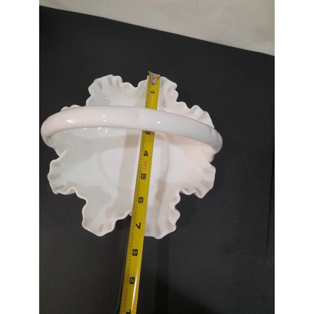 Fenton white glass
