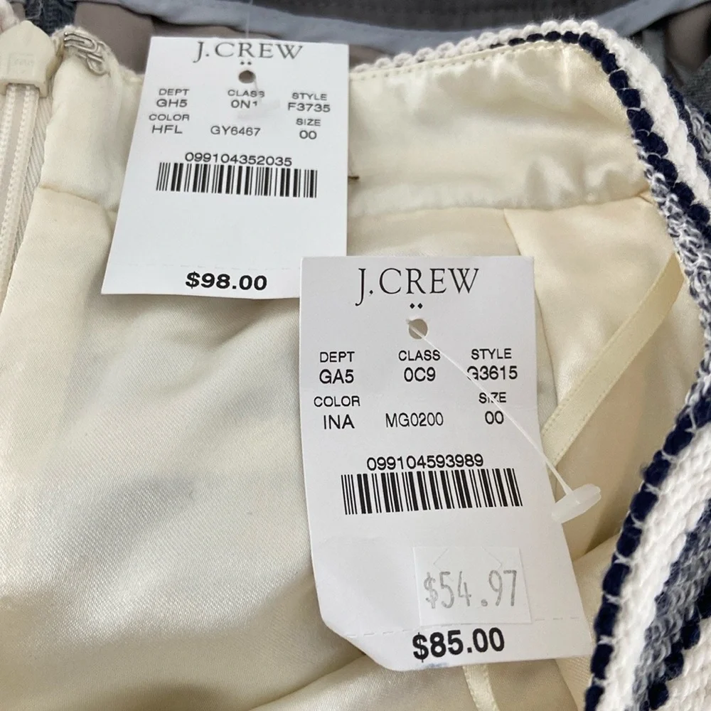 Set-Lot J. Crew Professional Classic Work Skirts Size 00