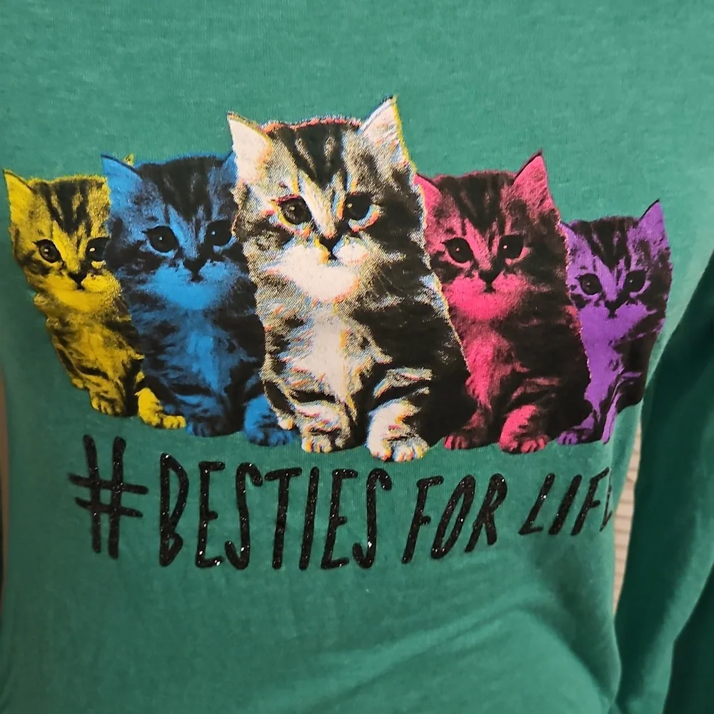 KITTENS #Besties for life long sleeve tee